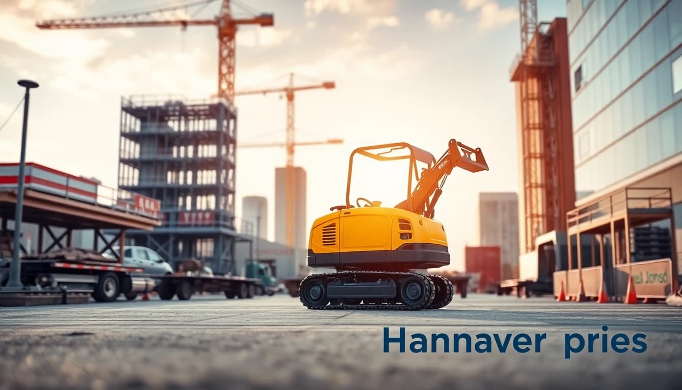 Bieten Sie qualitativ hochwertige Minibagger zu transparenten Preisen in Hannover an - Bagger leihen Hannover preis.