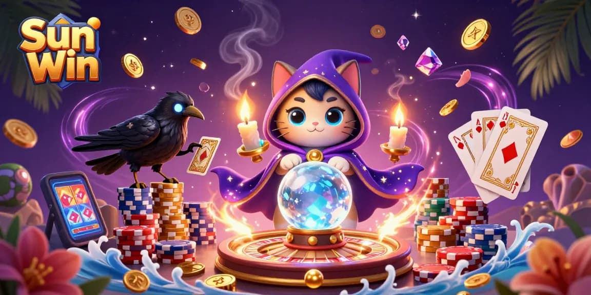 Experience thrilling gameplay at Sun Win with vibrant characters and energetic casino elements.