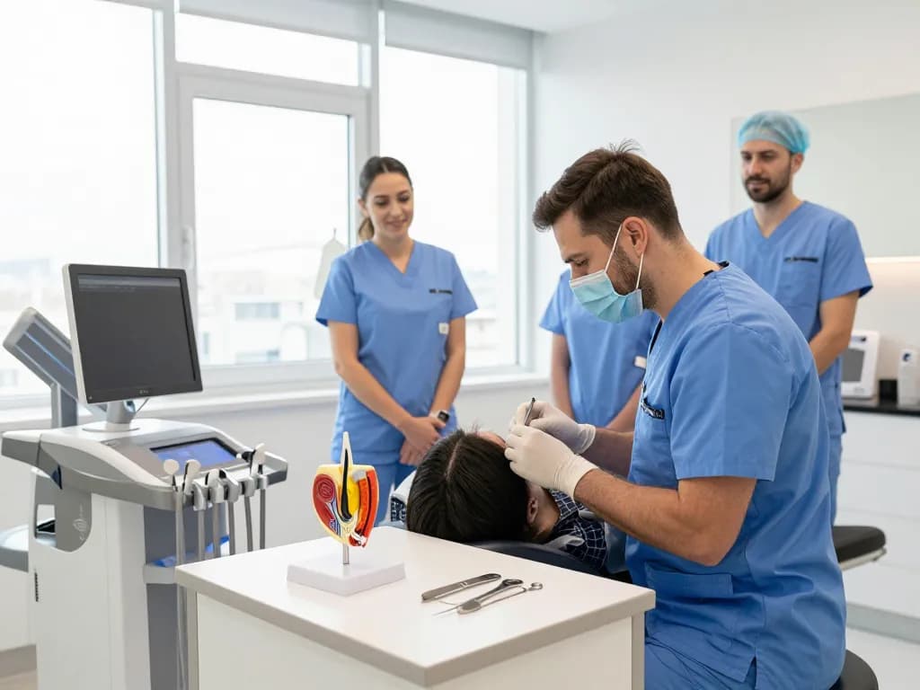 Beratung in einer Haartransplantationsklinik in Istanbul über die Verfahren und Vorteile der Haartransplantation Istanbul.