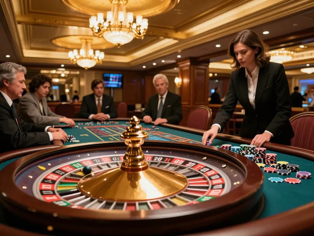 Watch players place bets at the roulette table as good88 enhances the excitement of live casino gaming.