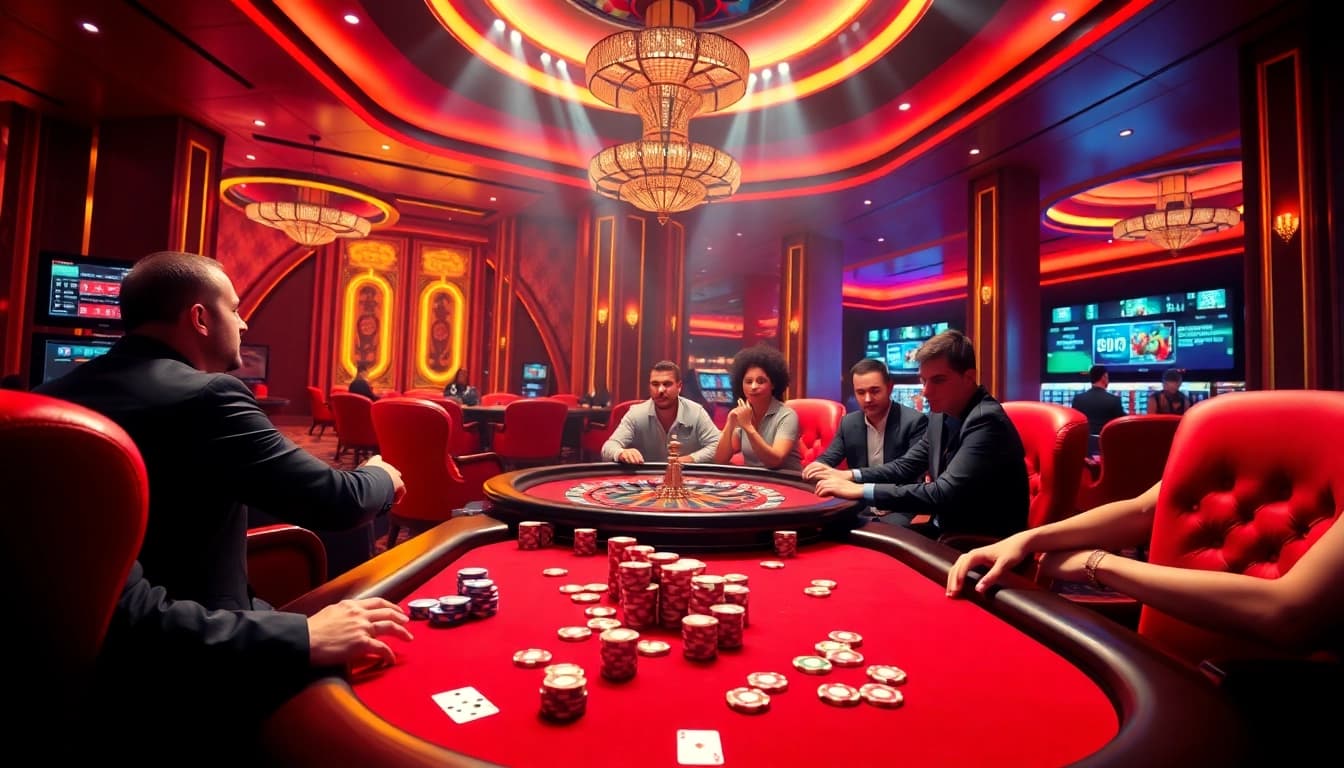 Engaging poker game at https://mm88.observer/ highlighting excitement professional players experience.