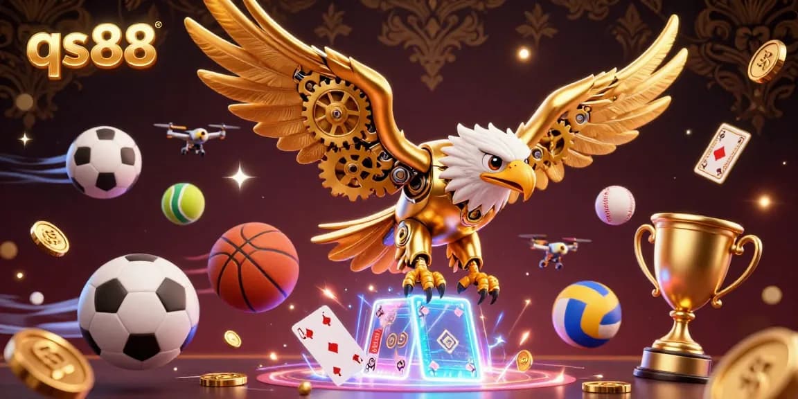 Experience the thrill of qs88 sports betting with dynamic visual elements and vibrant characters.