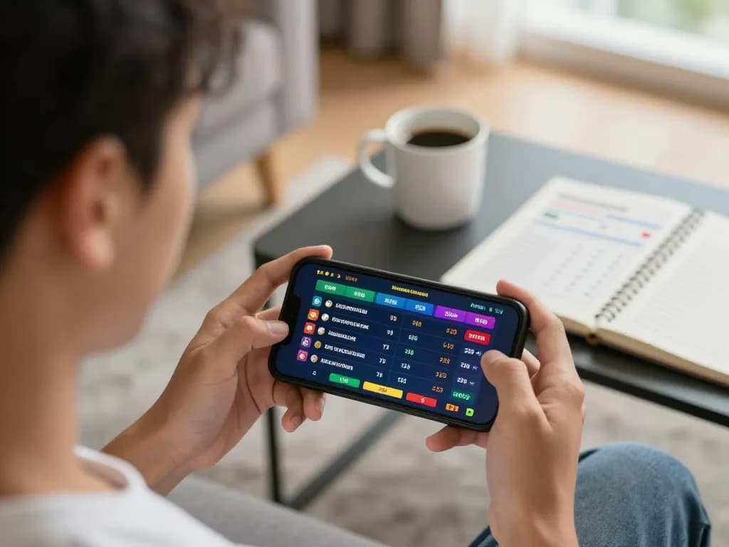 Engaging betting experience with nhà cái C168 on a smartphone, showcasing live odds and strategy notes.