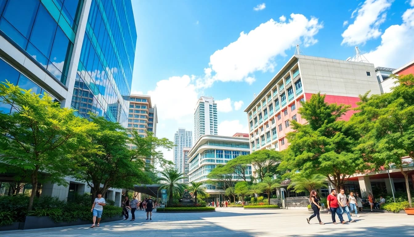 Explore the vibrant atmosphere of tampines ec filled with modern architecture and greenery.