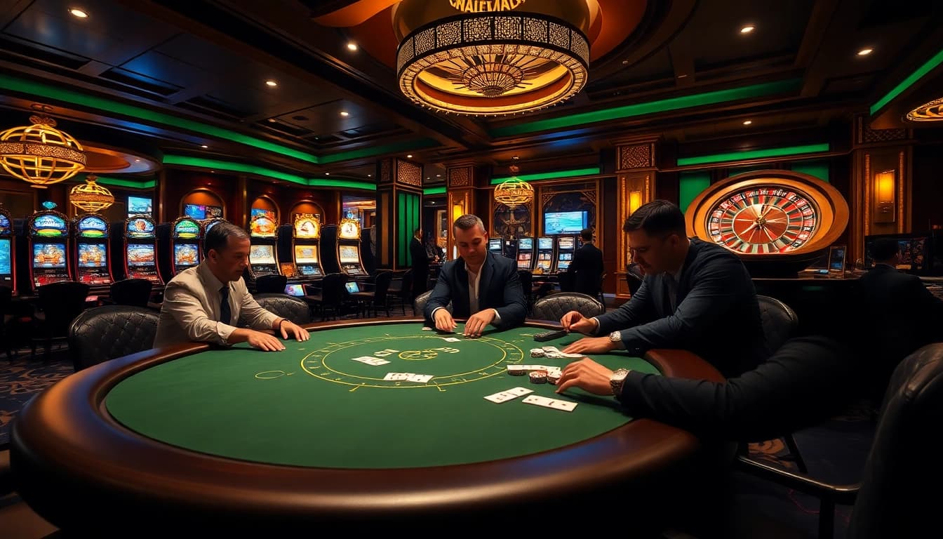 Engage in thrilling gameplay at https://777x.center/ with poker, slots, and roulette in a luxurious casino.