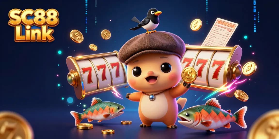 Engage with SC88 Link for thrilling slot adventures featuring playful characters and exciting game elements.