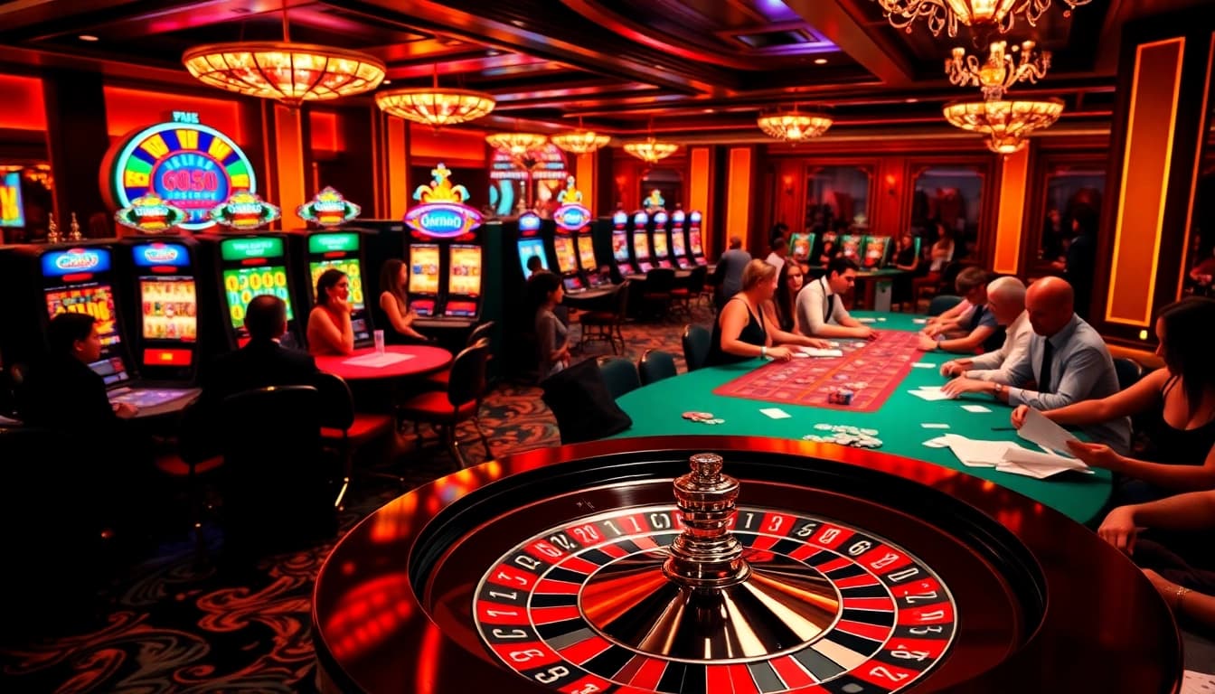 Engaging roulette game scene showcasing GG88 media gambling excitement with colorful casino elements.