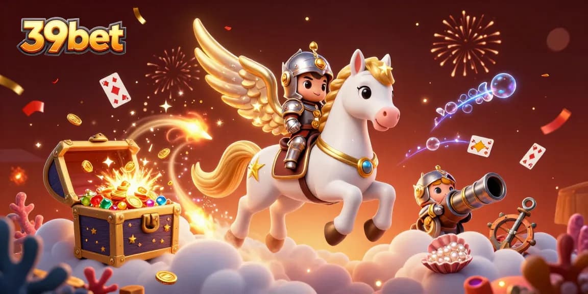 Boost your winnings with 39bet in this vibrant casino-themed 3D illustration.