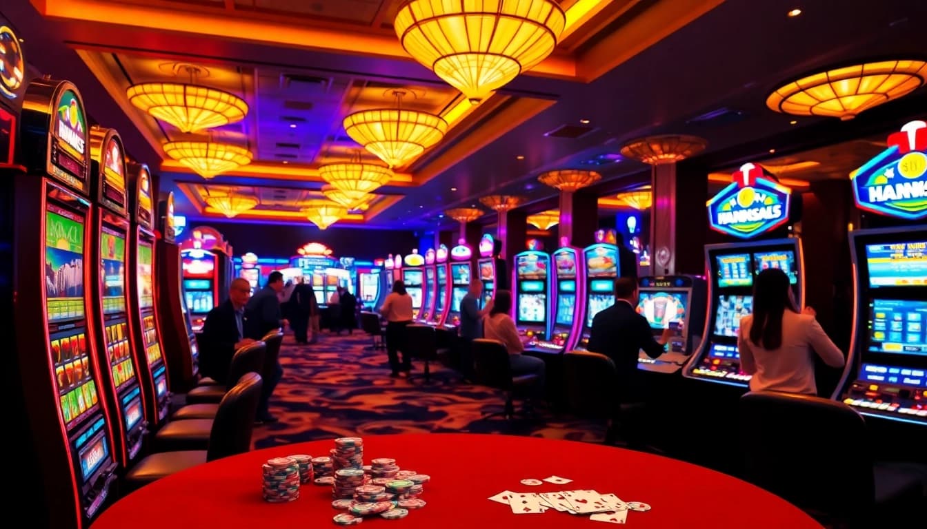 Steigern Sie Ihre Gewinne im Ragnaro Casino mit lebhaften Slotmaschinen und Casino-Atmosphäre.