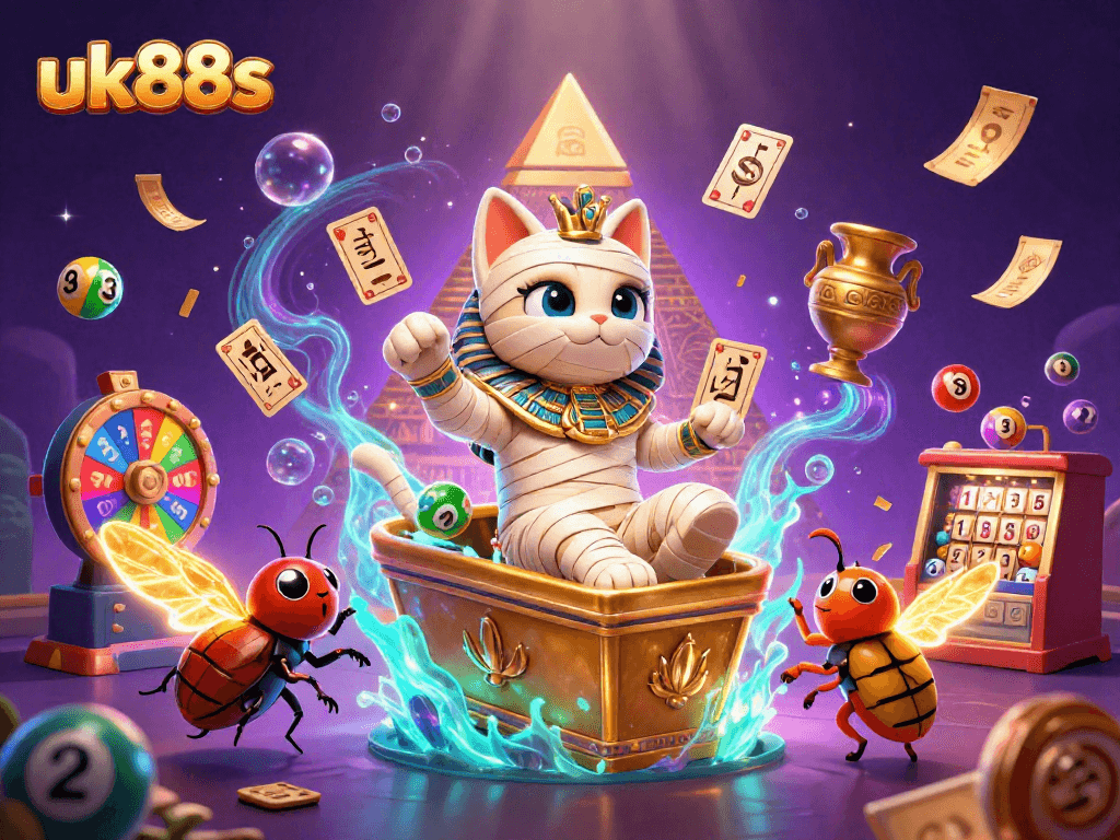 Engage in exciting games at uk88s with vibrant elements and captivating characters.