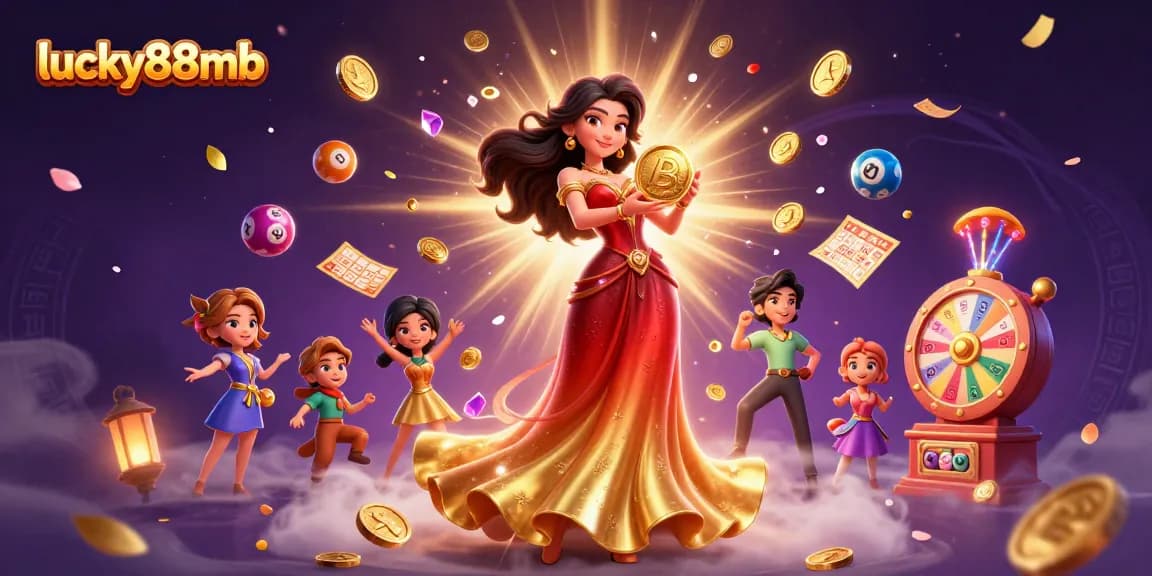 Engage with lucky88mb's exciting lottery scene filled with vibrant elements and rewarding symbols.