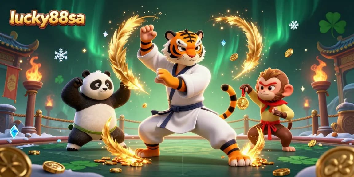 Engage in dynamic play at lucky88sa with immersive 3D casino illustration featuring fun characters.
