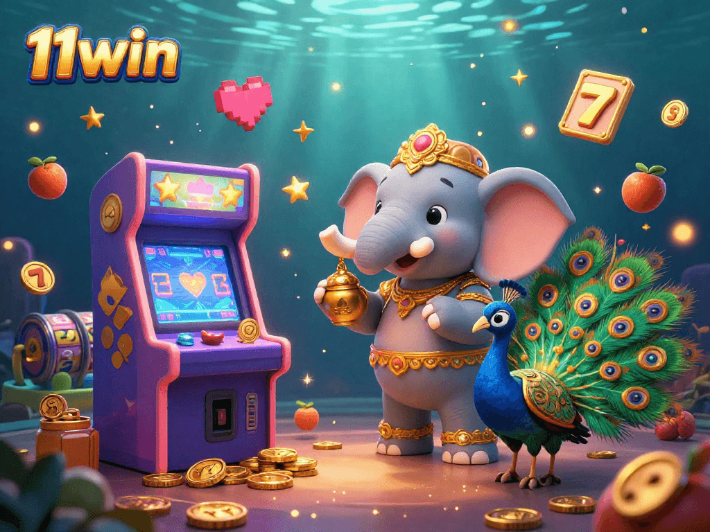 Experience thrilling gameplay at 11win with vibrant casino elements and dazzling characters.
