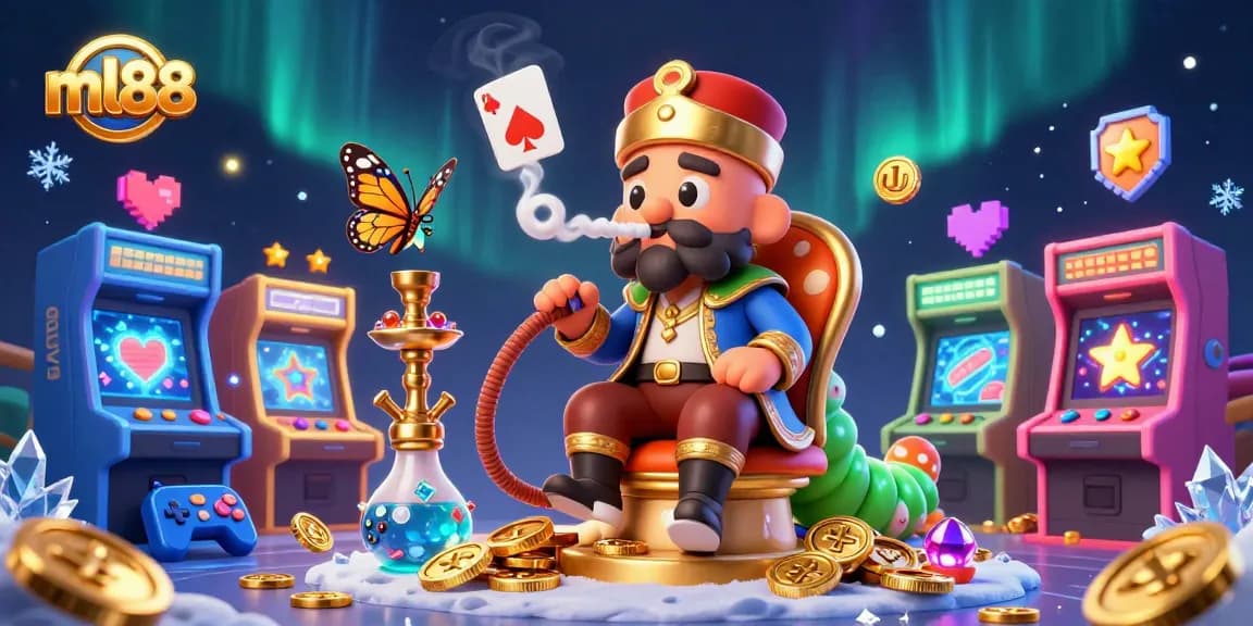 ml88 showcases a vibrant gambling scene with dynamic game elements and a colorful environment, enticing players to engage.