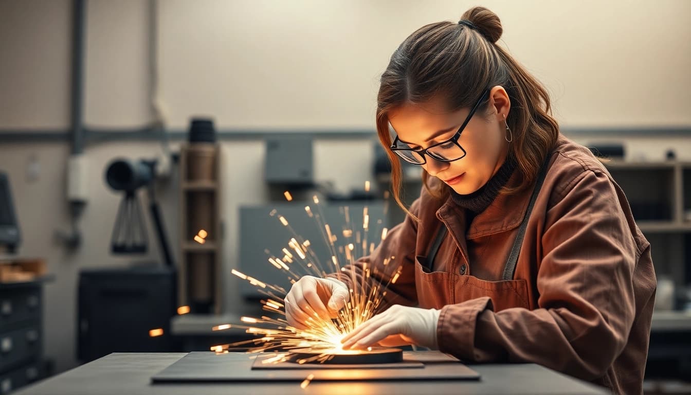 Glanzgedrehte Felgen Reparatur München: Präzise Technik in der Werkstatt für Hochglanz-Polierung.