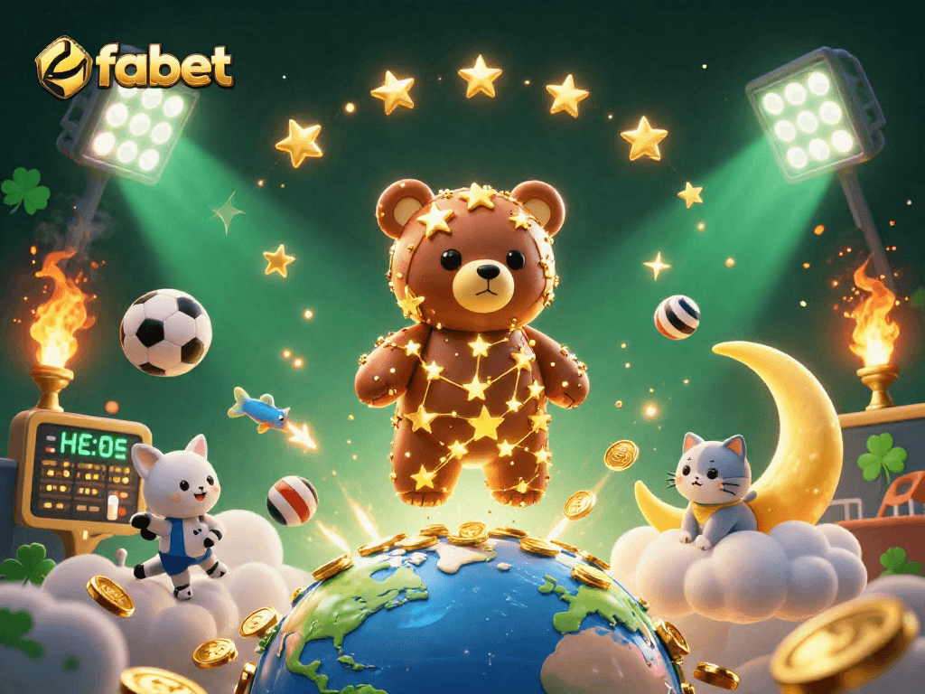 Experience thrilling gameplay at fabet with dynamic sports action, golden elements, and rich details.
