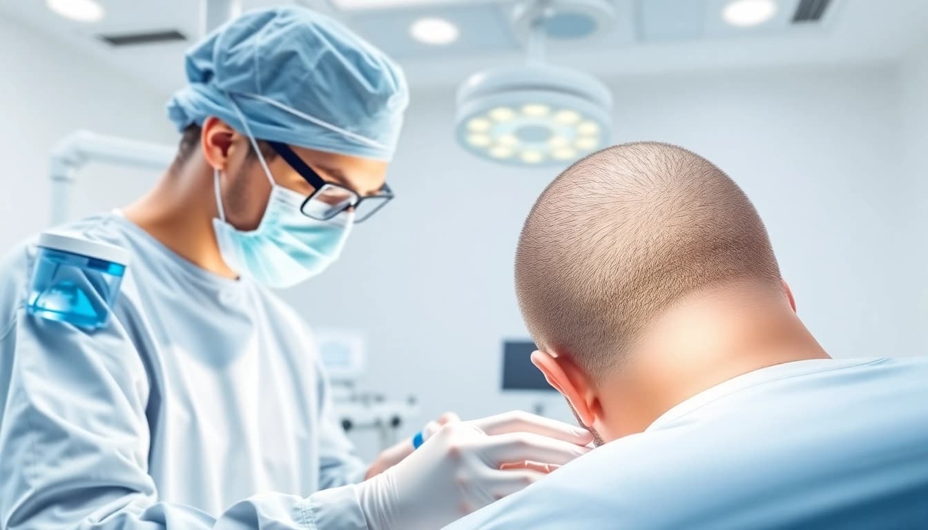 Haartransplantation Türkei bei einem professionellen Verfahren in einer modernen Klinik.