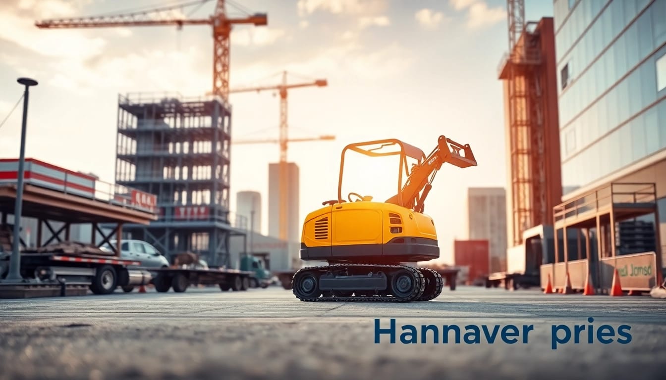 Bieten Sie qualitativ hochwertige Minibagger zu transparenten Preisen in Hannover an - Bagger leihen Hannover preis.
