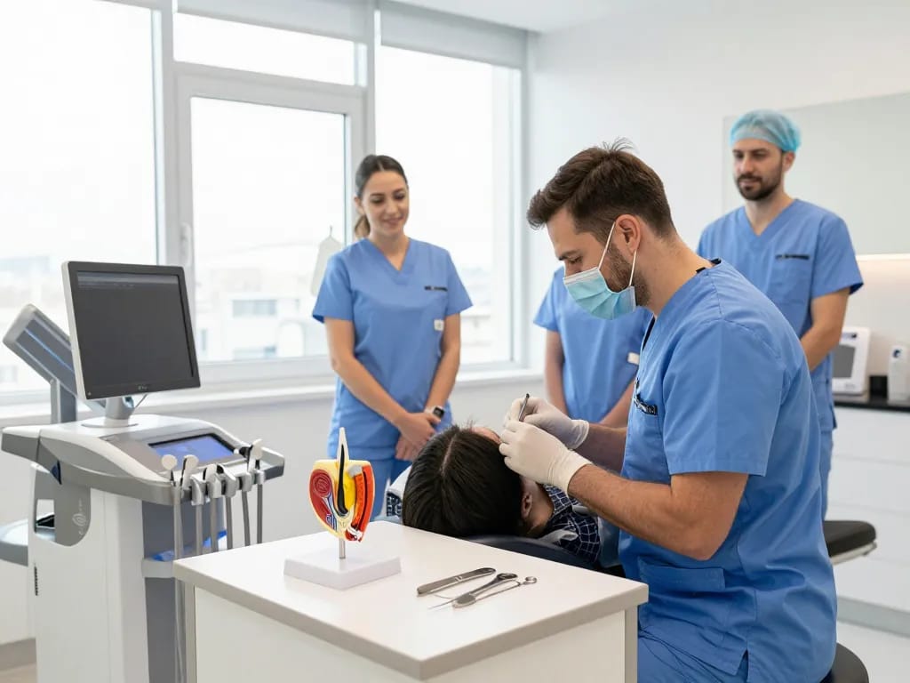 Beratung in einer Haartransplantationsklinik in Istanbul über die Verfahren und Vorteile der Haartransplantation Istanbul.
