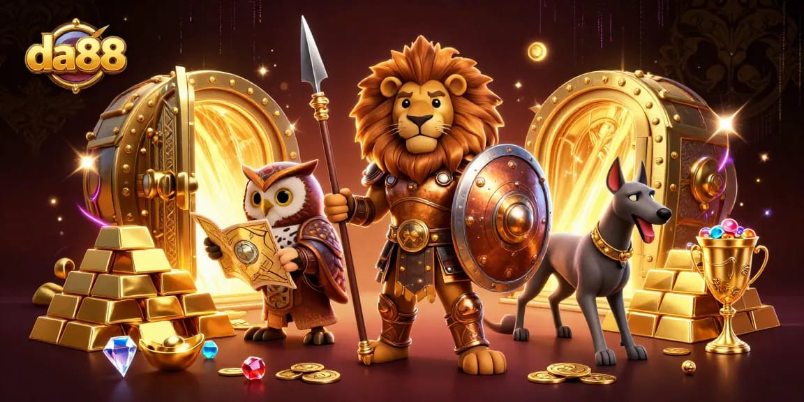 Experience exhilarating action at da88 with vibrant casino elements and dynamic characters.