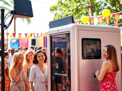 Erleben Sie KI-Technologie live – mit unserer KI Event Fotobox