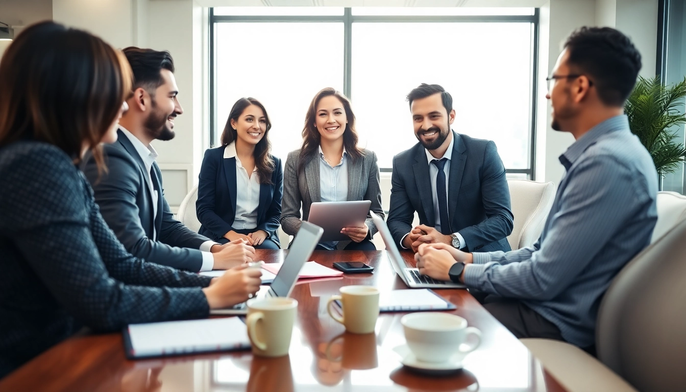 Effiziente Personalvermittlung in einem modernen Büro mit engagierten Teams, die zusammenarbeiten.
