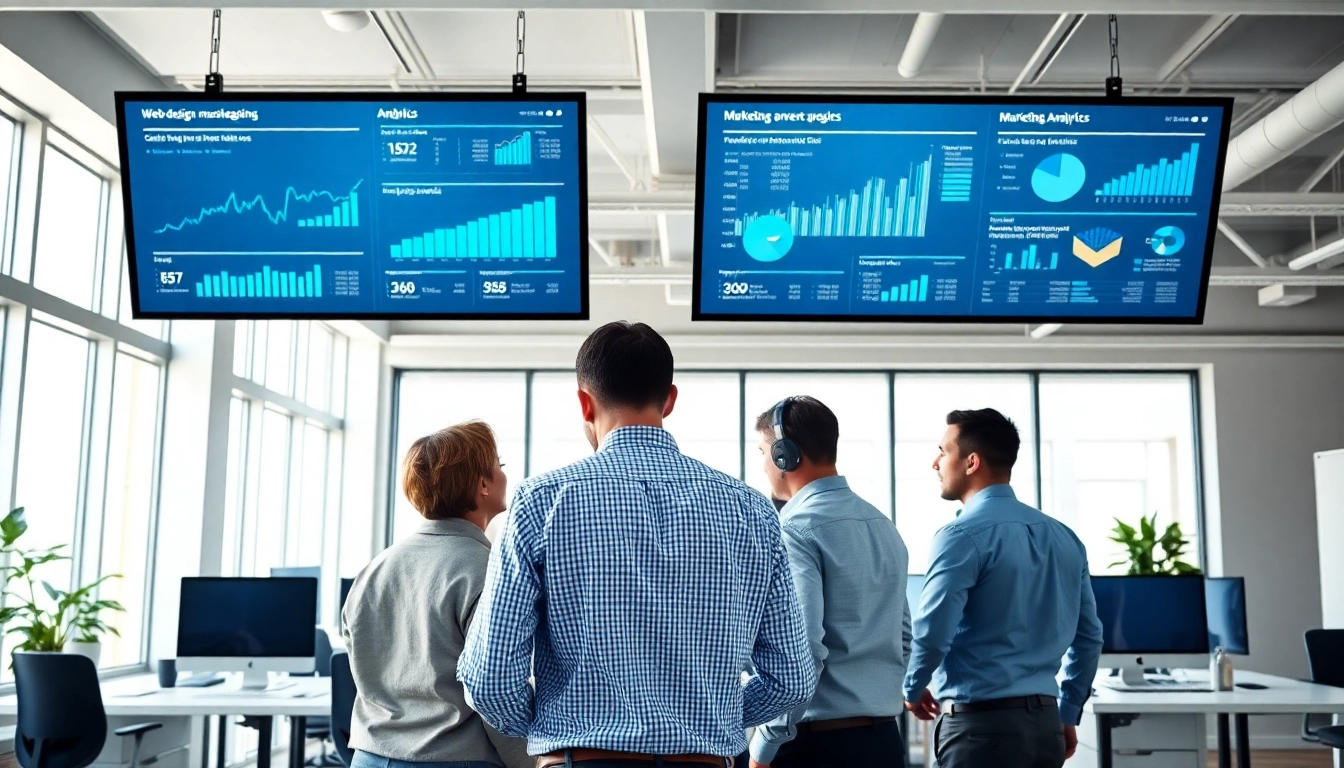 Marketing-Strategien entwickeln im modernen Büro mit kreativen Experten.