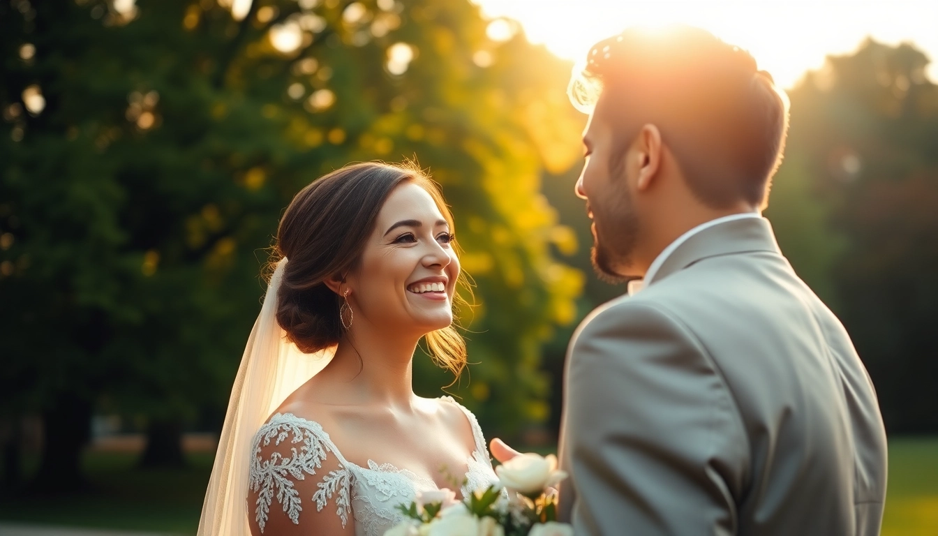 Hochzeitsfotograf München bei einer romantischen Zeremonie in der Natur