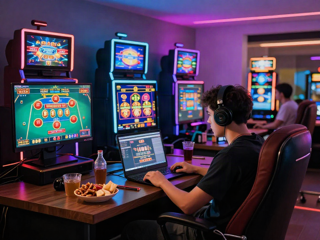 Người chơi đang trải nghiệm f168 com trong không gian gaming hiện đại.