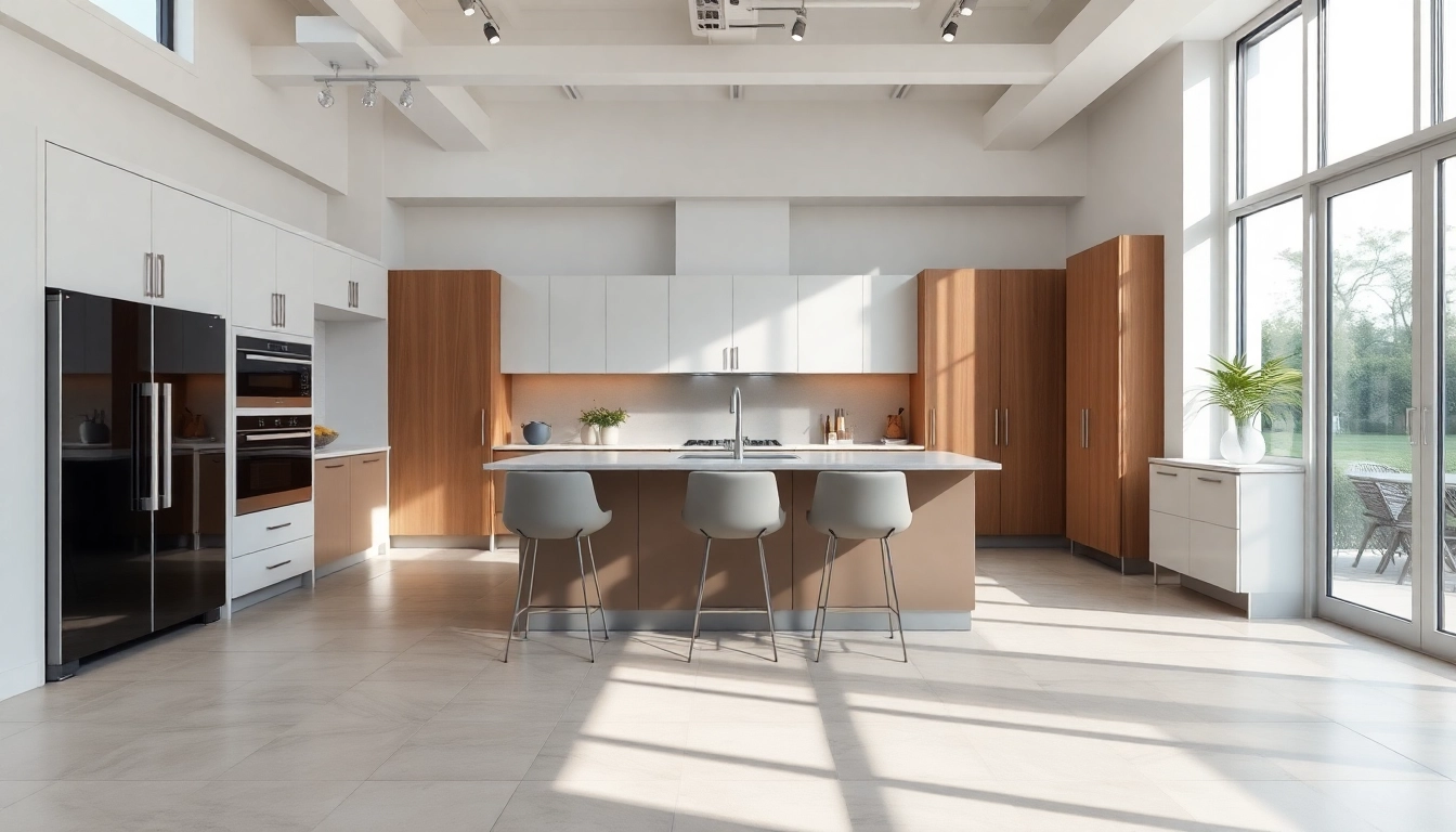 Küchenstudio in Frankfurt am Main mit eleganten Küchenmöbeln und modernem Design