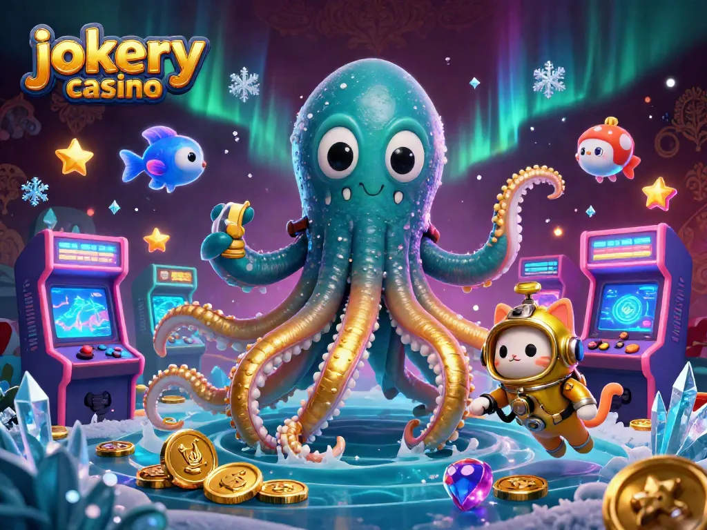 Experience vibrant gaming action with jokery casino's whimsical characters and dynamic atmosphere.