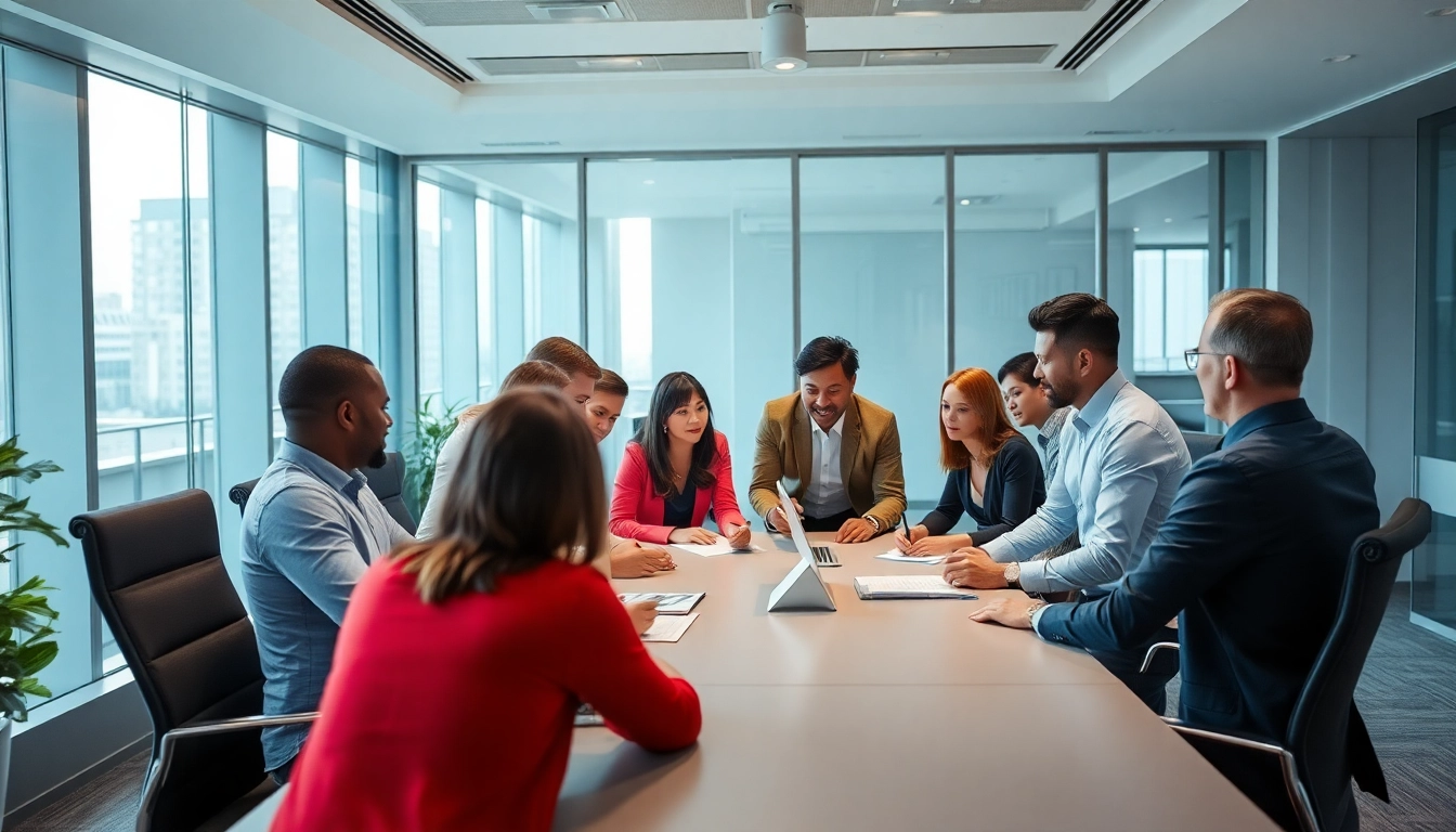 Förderung der Office Excellence im modernen Büro durch Teamarbeit und kreative Ideen.