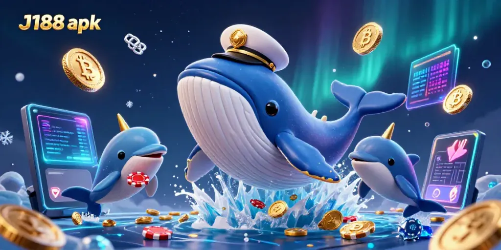 Experience the thrill of gaming with J188 apk as characters interact in a rich casino environment.