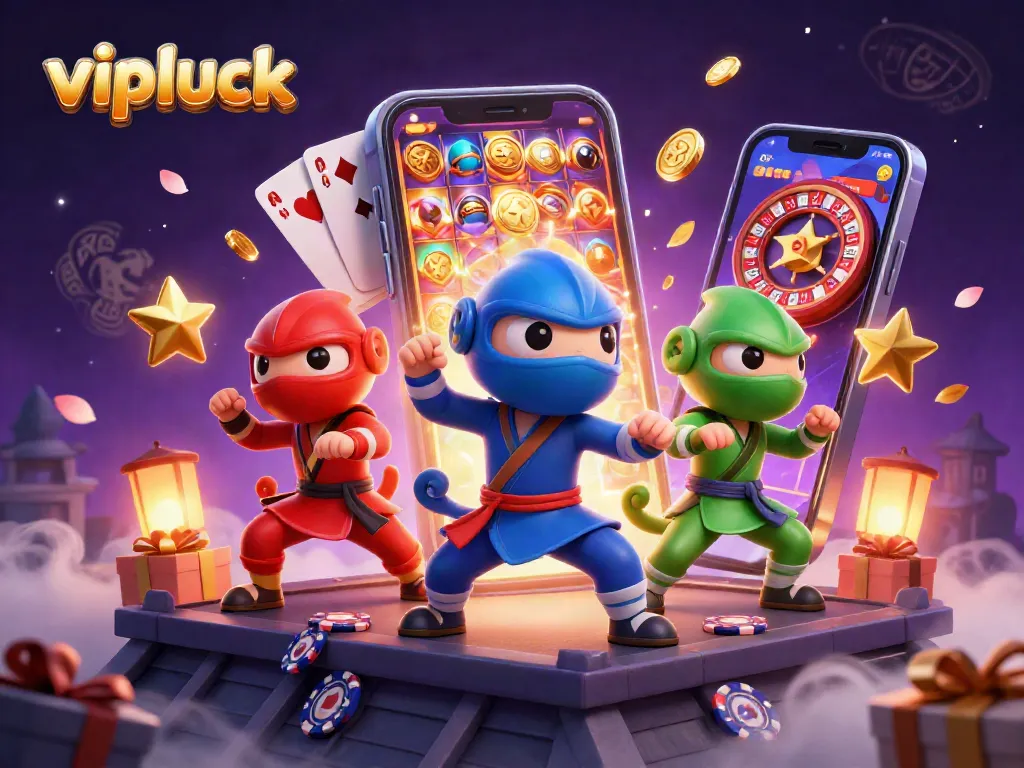 Experience thrilling gameplay at vipluck with colorful slot games and dynamic character action.
