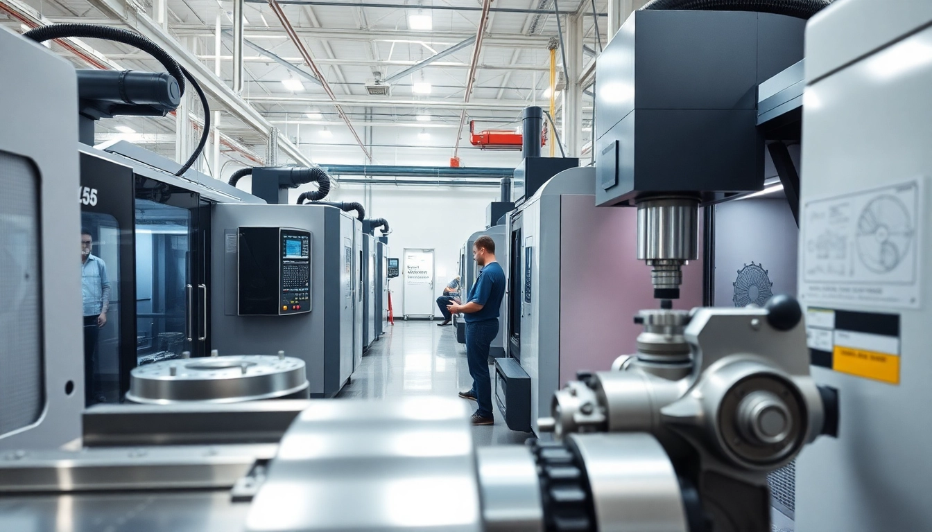 Aktuelle Nachrichten aus der CNC Branche in einer modernen Werkstatt mit hochmodernen Maschinen.