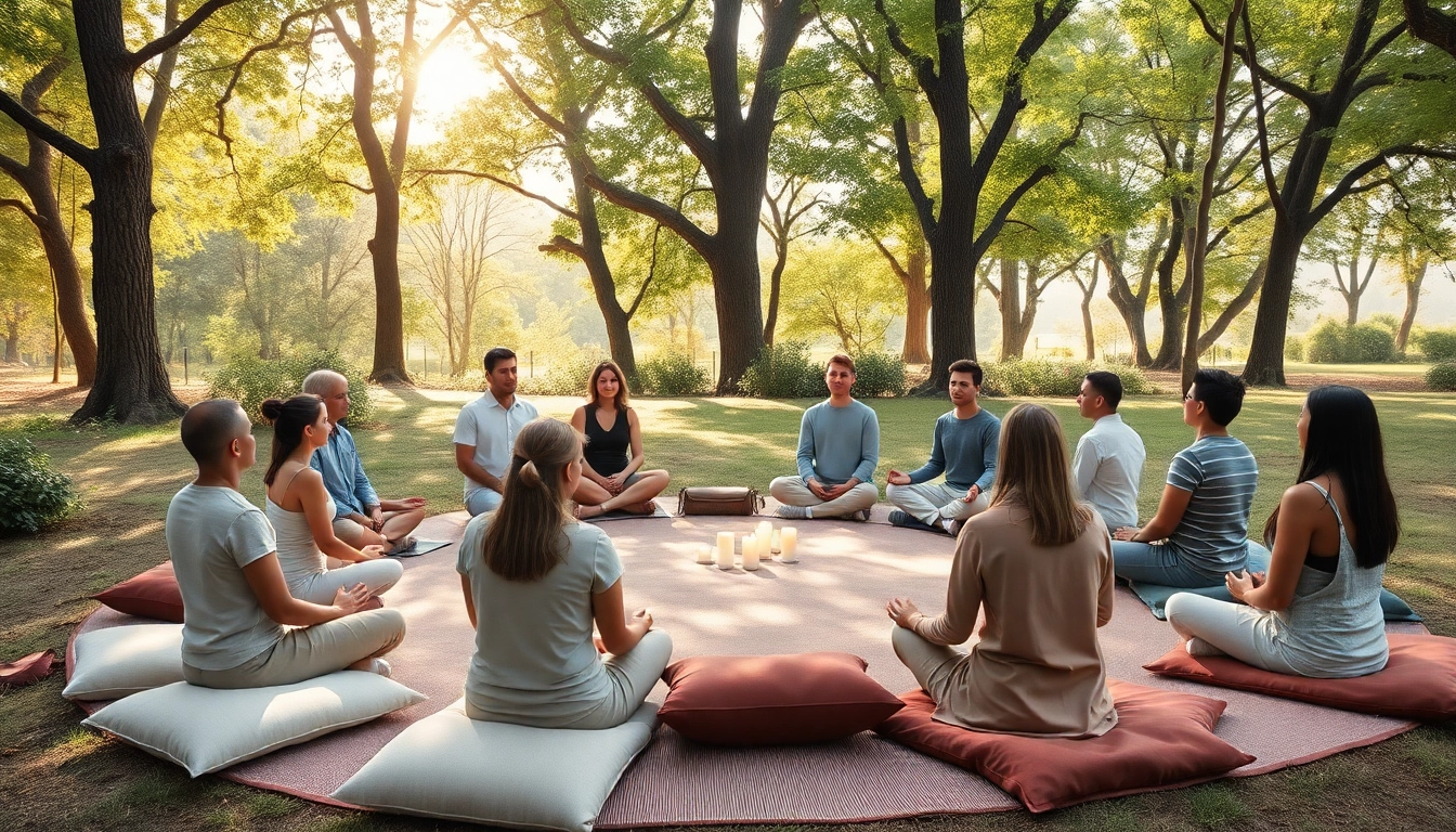 Besonders wichtig: Spirituelle Seminare mit Gruppenmeditation in der Natur.