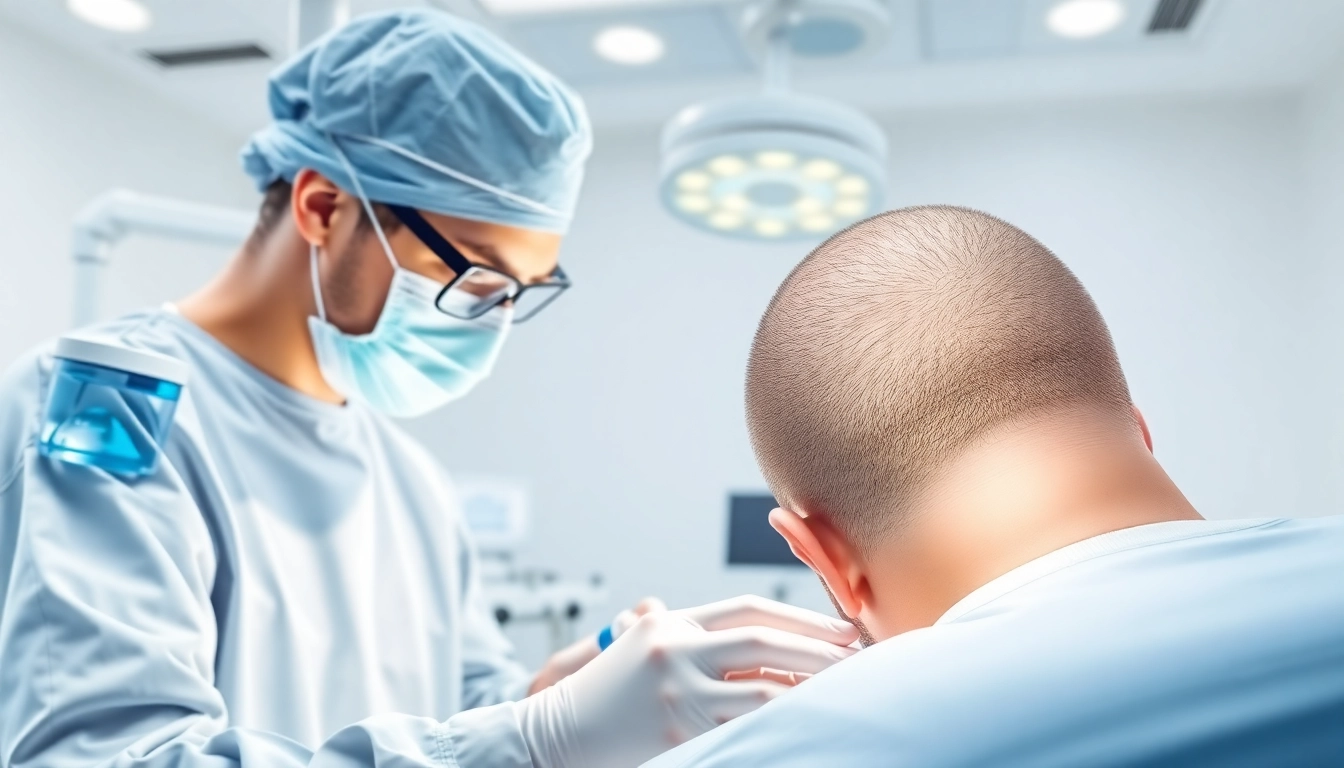 Haartransplantation Türkei bei einem professionellen Verfahren in einer modernen Klinik.