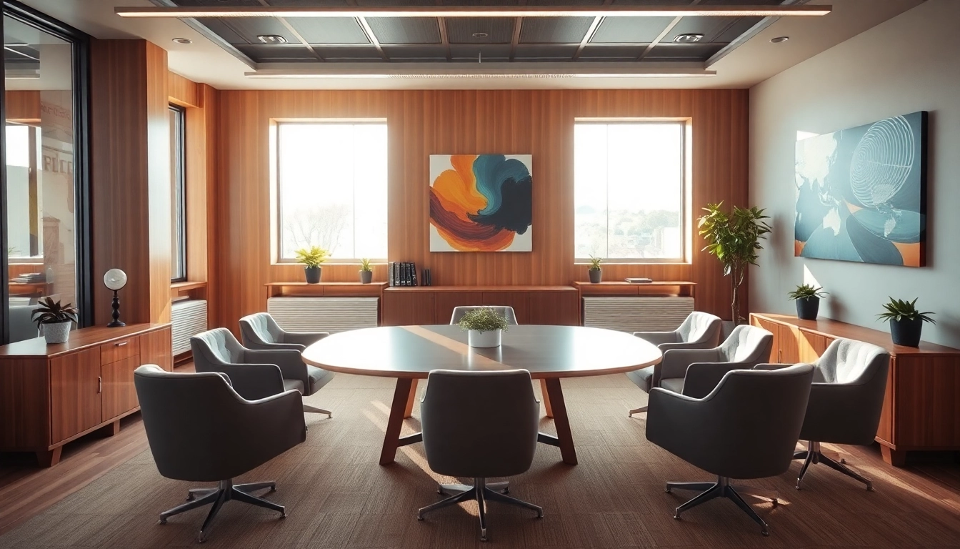Professionelles Büro von Headhunter Hagen mit modernem Design, einladender Atmosphäre und natürlichem Licht.