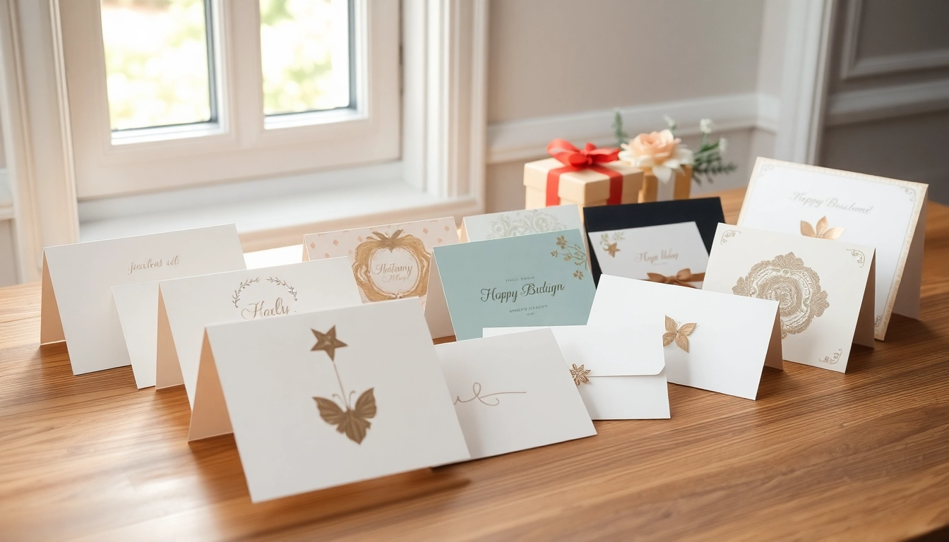 Gestalten Sie Ihre Premium Grusskarten Design mit individuellen und stilvollen Vorlagen.