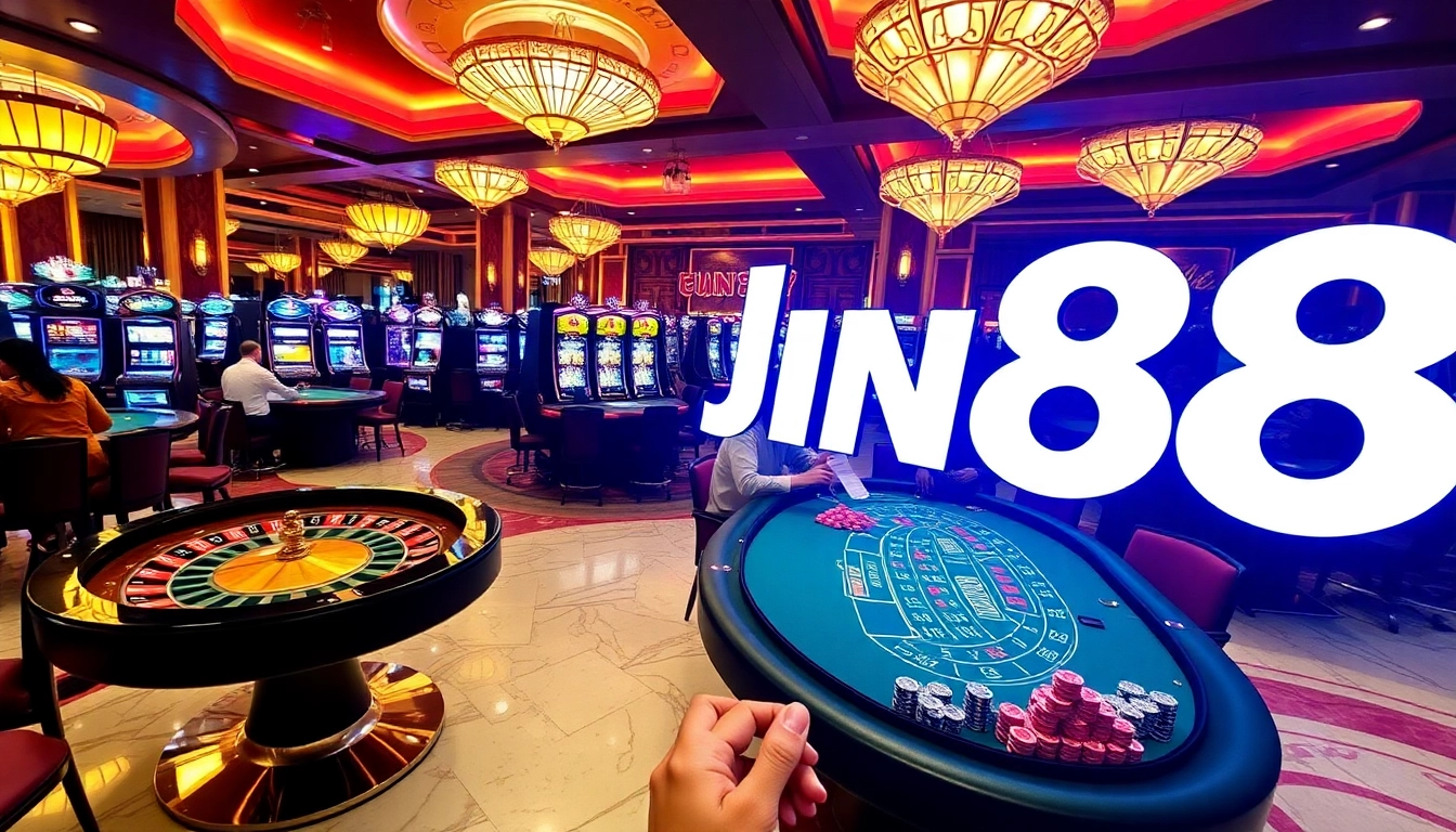 Players enjoying games at Jun88 Casino, showcasing the excitement of online gambling.