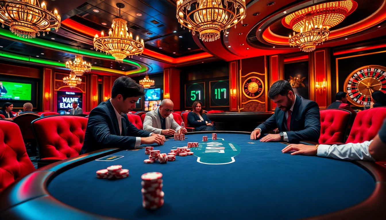 Experience thrilling poker games at https://vaoluoitv.cv/ with intense players and luxurious casino atmosphere.