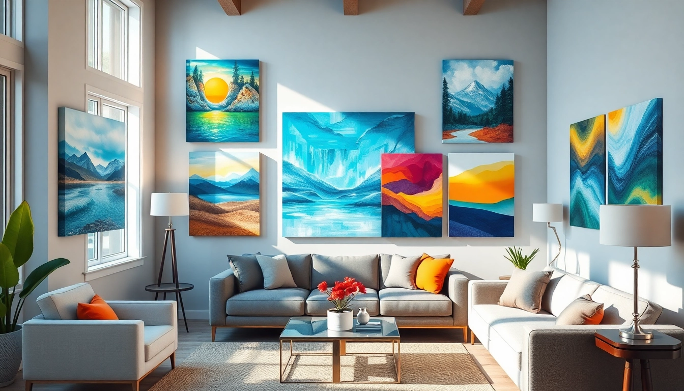 Verwandeln Sie Ihren Raum mit beeindruckenden Leinwanddruck-Motiven, die modernen Wohnzimmern Farbe und Stil verleihen.