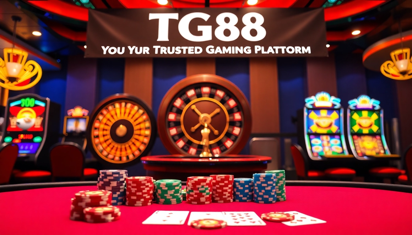 Experience the excitement at TG88, featuring vibrant casino games and thrilling action.