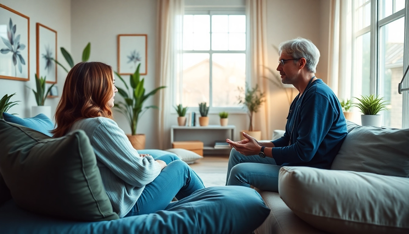 Enhance emotional wellbeing through therapy in a serene, calming office space.