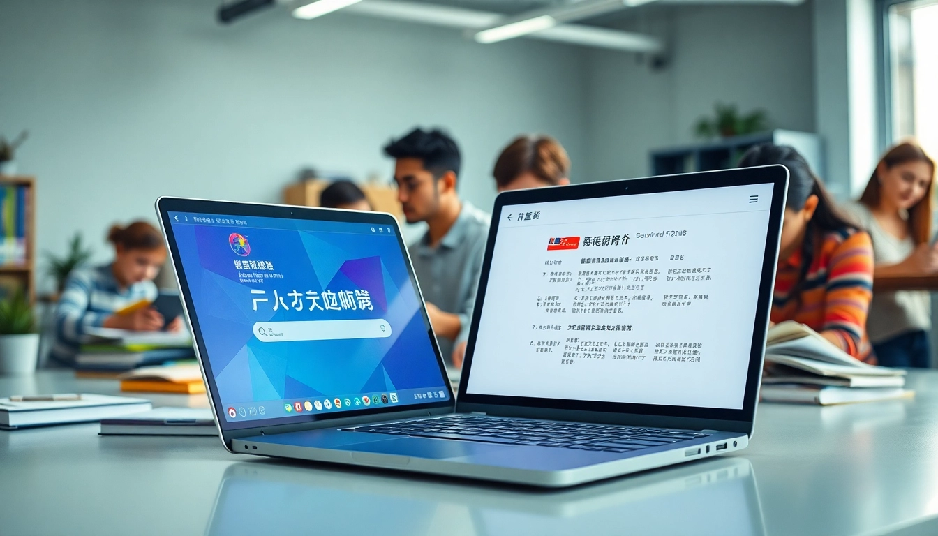 Dynamic digital learning scene highlighting 有道 translation tools.