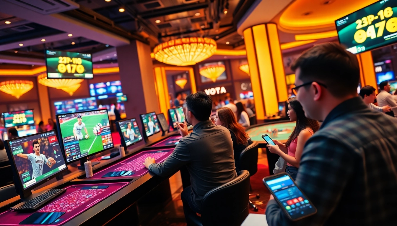 Engaging in cá cược thể thao DR88 with vibrant online betting interface and sports events.