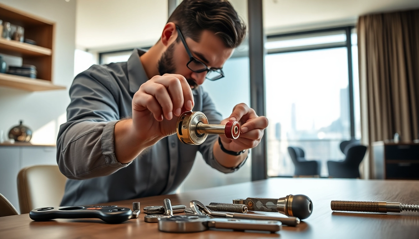 Der Schlüsseldienst Berlin öffnet professionell eine Tür und zeigt seine Fachkompetenz.