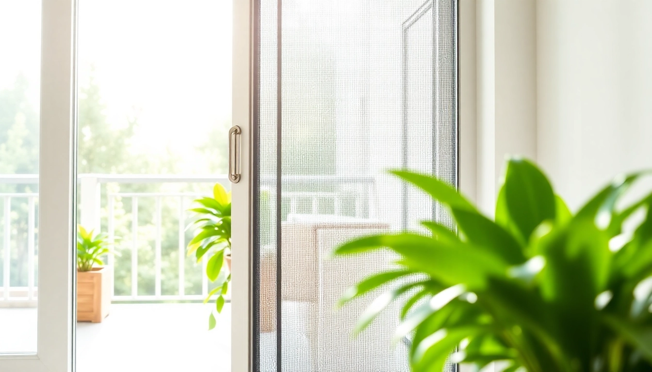 Effektiver balkontüre insektenschutz ohne Bohren in einem attraktiven Wohnbereich