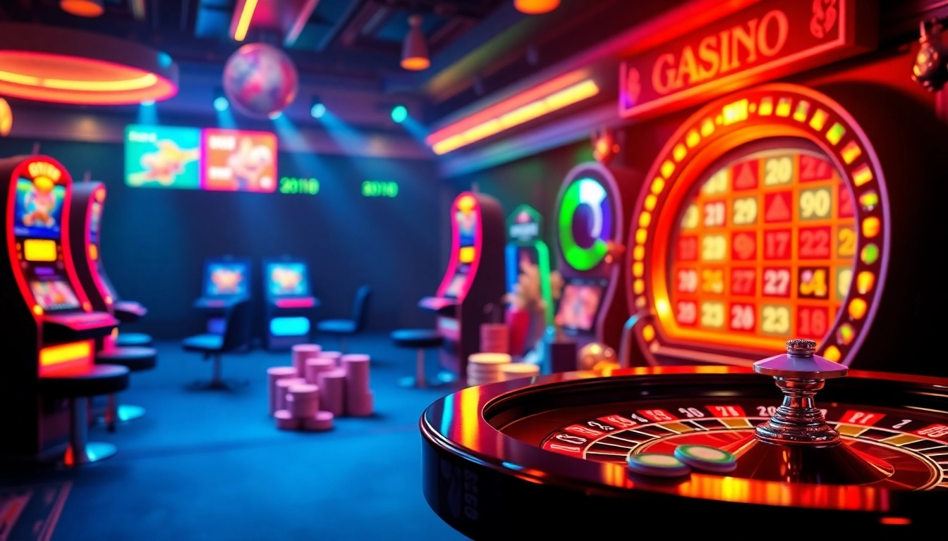 Exciting online gambling experience at https://go8s.bio/ featuring vibrant slot machines and playing cards.