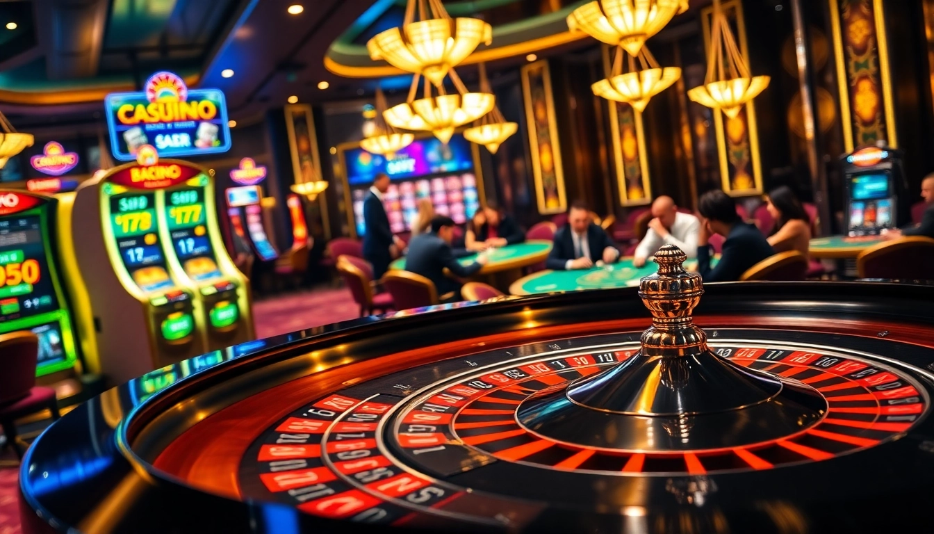Experience thrilling gameplay at S8 casino with vibrant tables and high-stakes action.